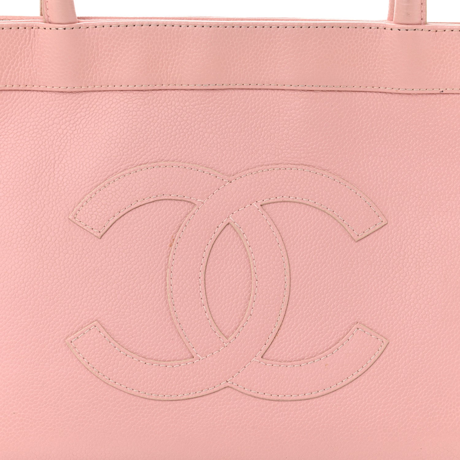 Chanel Caviar CC Tote Pink 8 of 14