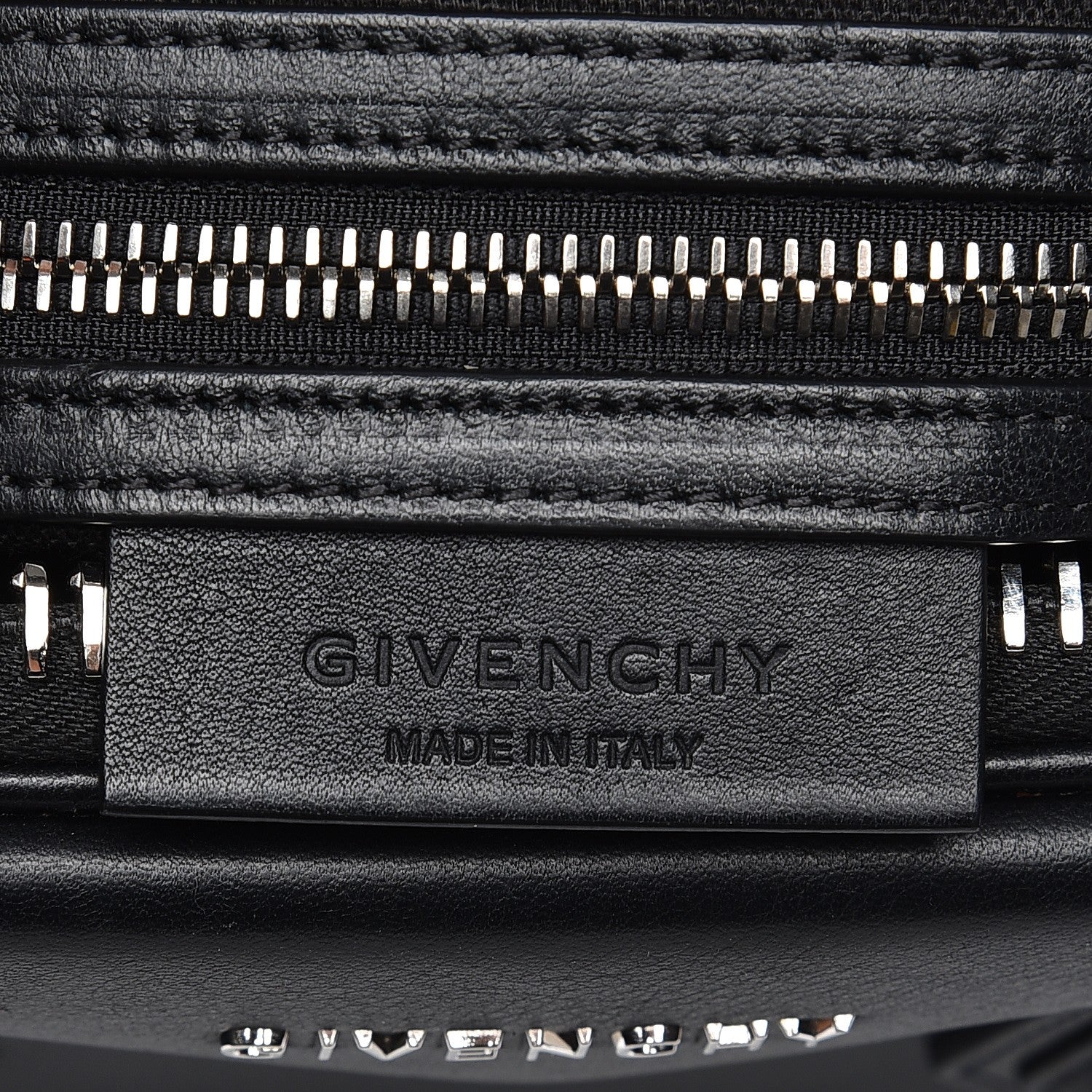 Givenchy Smooth Calfskin Small Studded Antigona Black 7 of 9