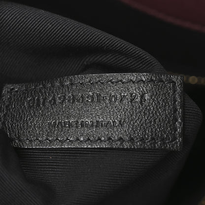 Saint Laurent Lambskin Quilted Maxi Icare Shopping Tote  Rouge Cabernet 8 of 11