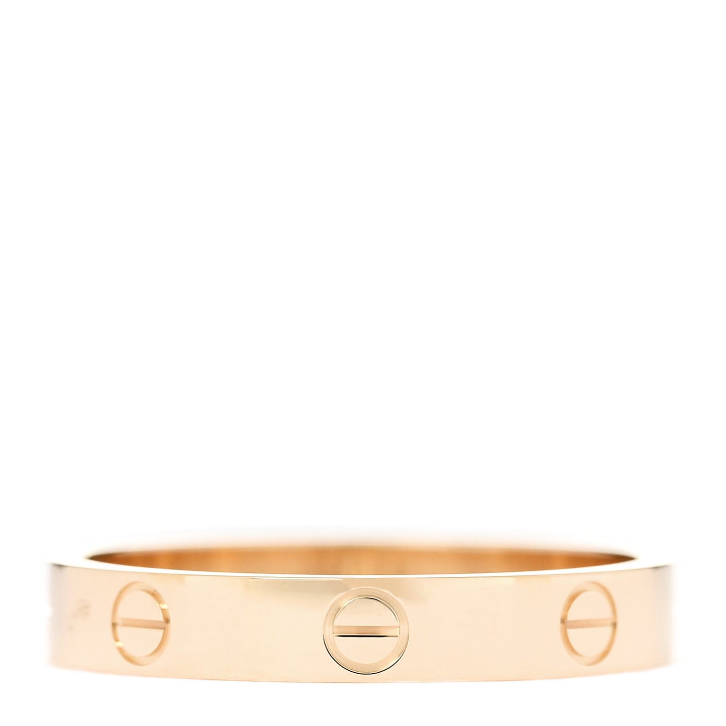 18K Yellow Gold 3.5mm LOVE Wedding Band Ring 62 10