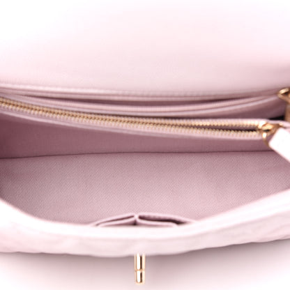 Chanel Caviar Quilted Small Coco Handle Flap Lilas Lilac 5 of 11