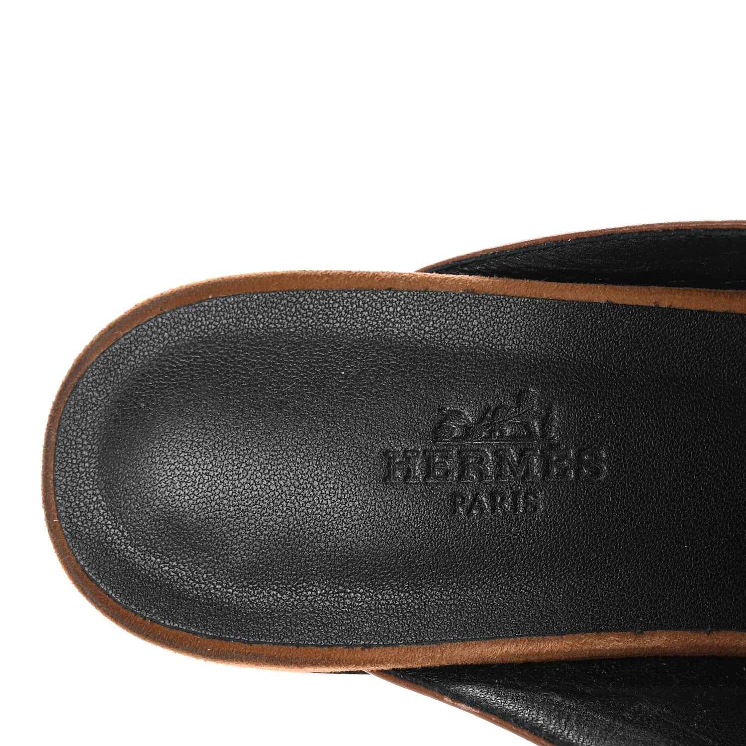 Hermes Suede Goatskin Groupie Mules 40 Brun Amourette 8 of 10