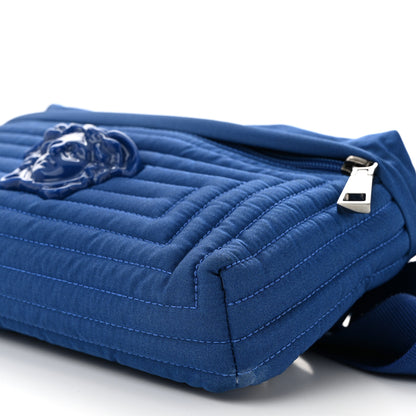 Versace Nylon Palazzo Medusa Belt Bag Blue 9 of 10