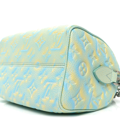 Louis Vuitton Empreinte Monogram Summer Stardust Speedy 20 Water Green 9 of 9