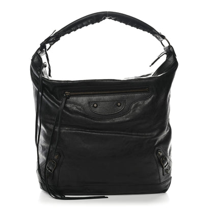 Balenciaga Agneau Classic Hardware Day Hobo Black 1 of 11