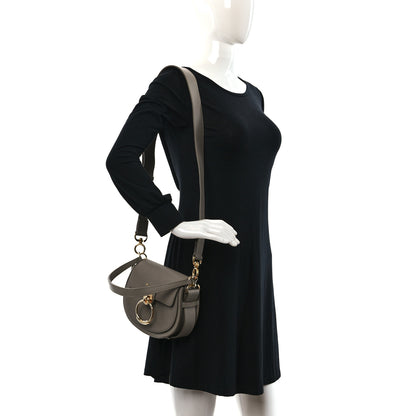 Chloe Grained Calfskin Small Tess Bag Motty Grey 2 of 9
