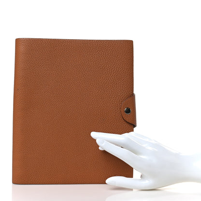 Hermes Togo Ulysse MM Agenda Cover Gold 2 of 12