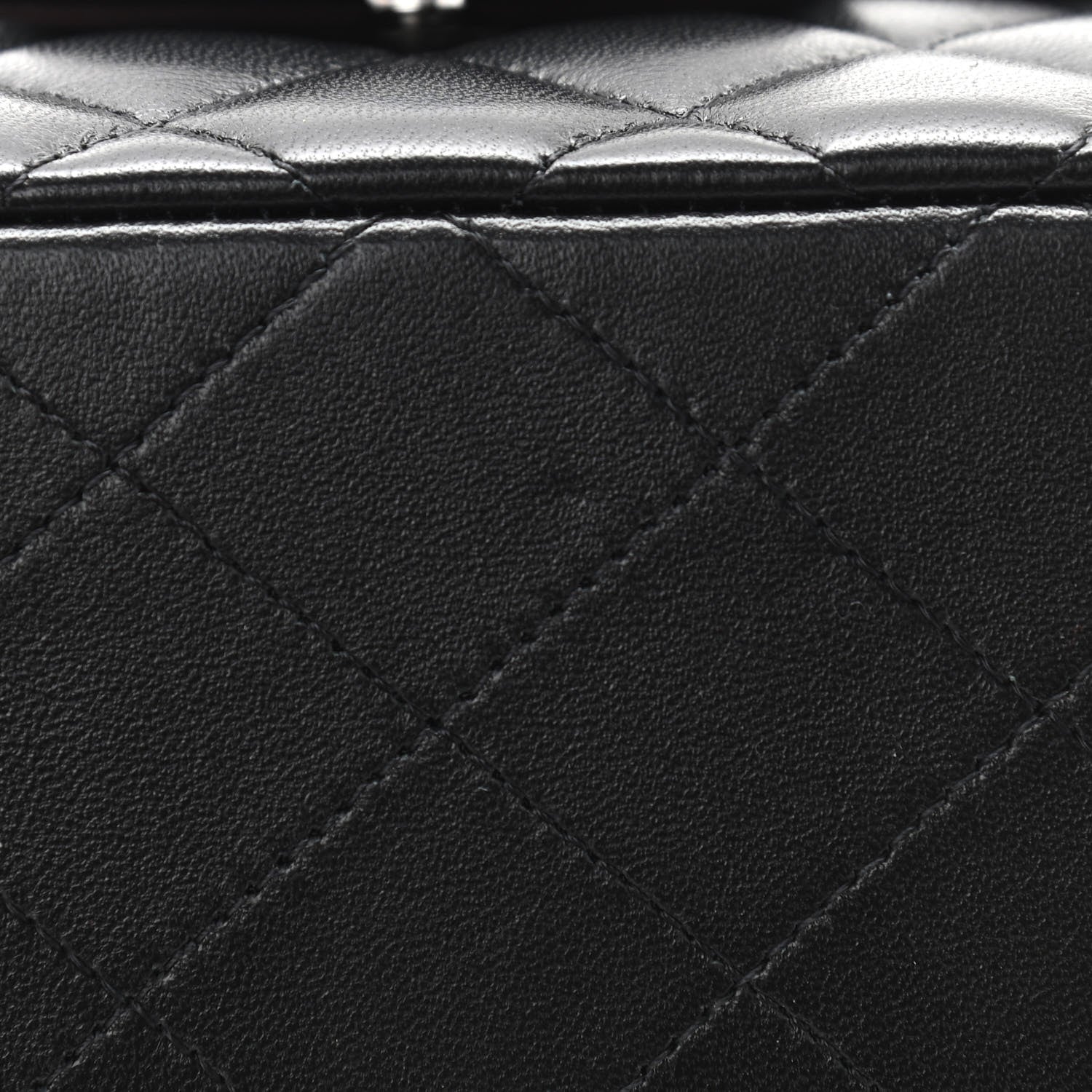 Chanel Lambskin Quilted Small Double Flap Black 13 of 14