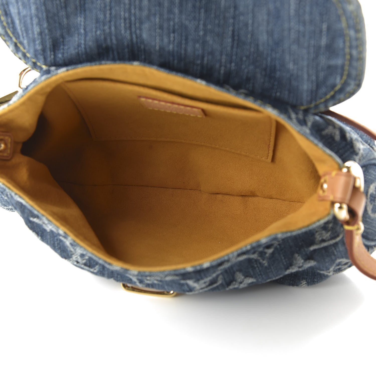 Louis Vuitton Monogram Denim Mini Pleaty Blue 6 of 9