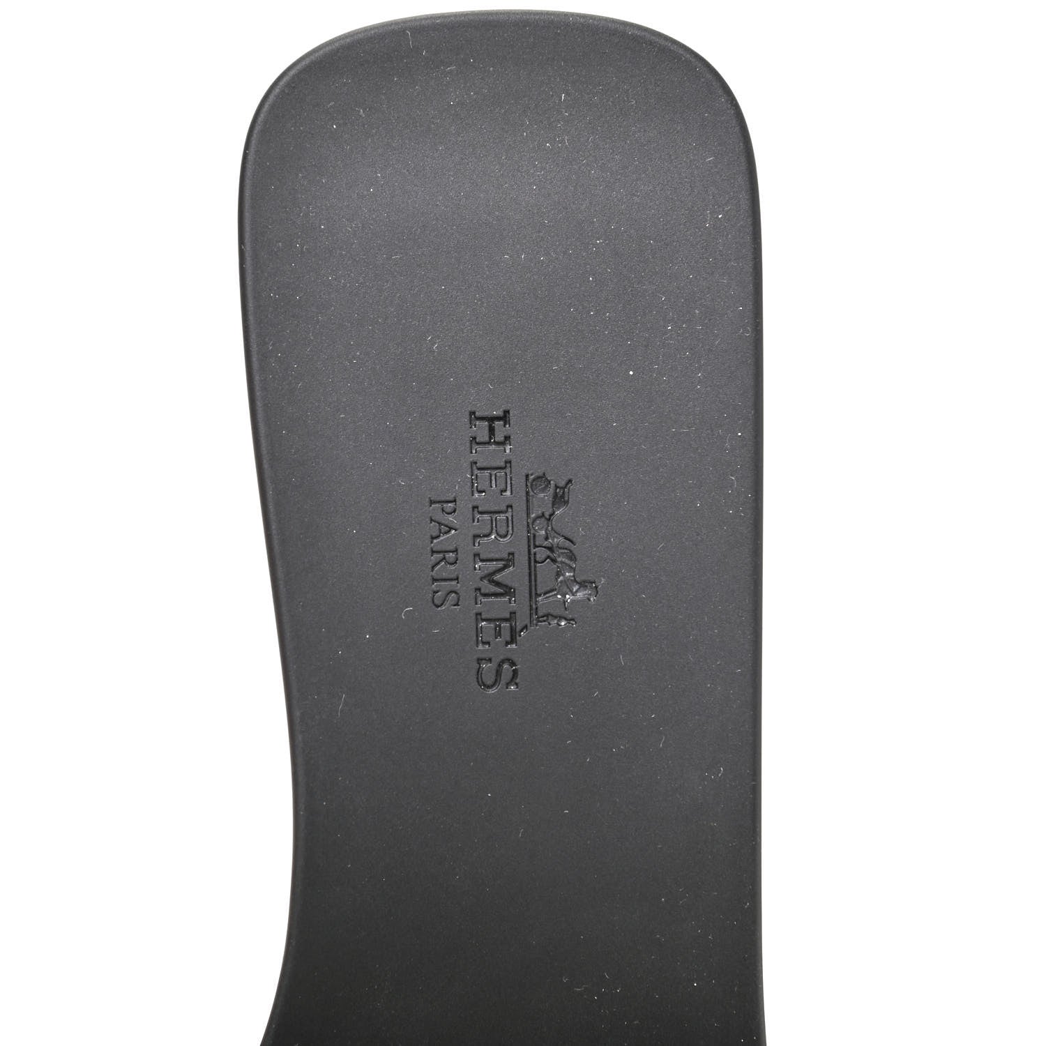Hermes Rubber Aloha Sandals 36 Black 7 of 10