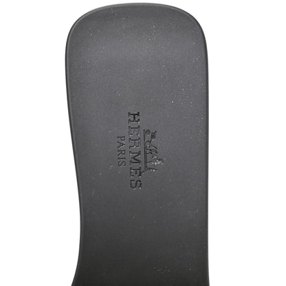 Hermes Rubber Aloha Sandals 36 Black 7 of 10