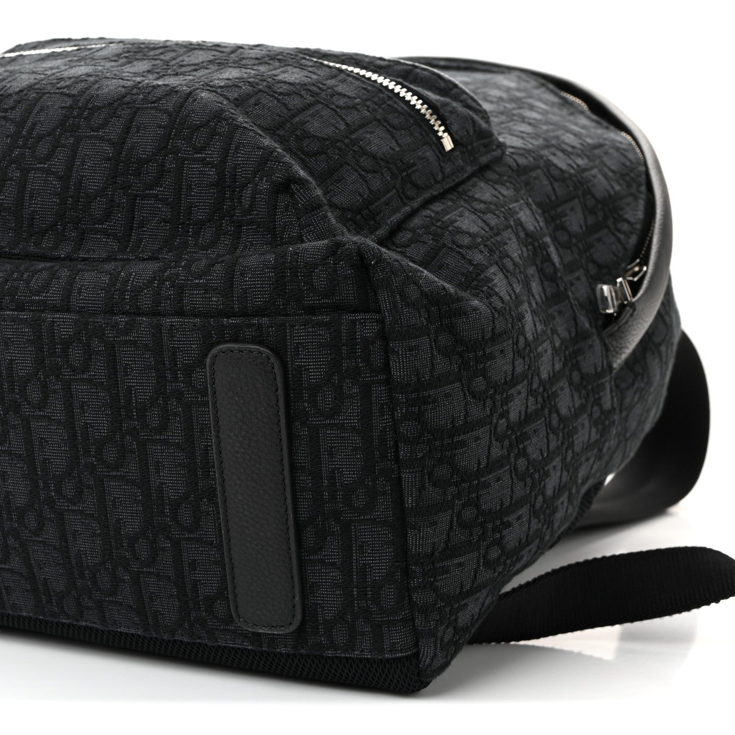 Christian Dior Oblique Calfskin Rider Backpack Black 1829661