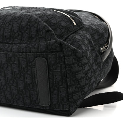 Christian Dior Oblique Calfskin Rider Backpack Black 10 of 10