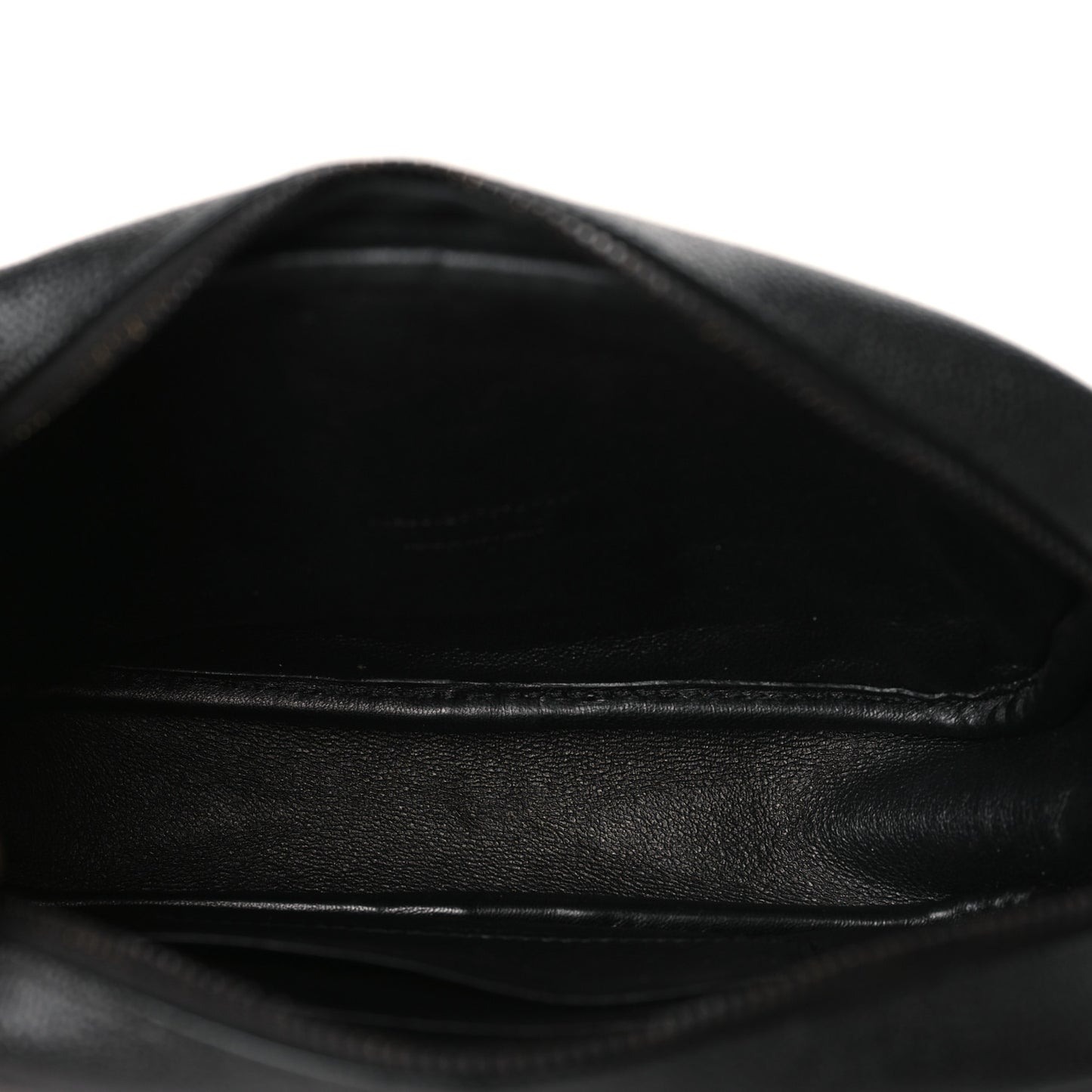 Grain De Poudre Matelasse Monochrome Monogram Mini Lou Camera Bag Black