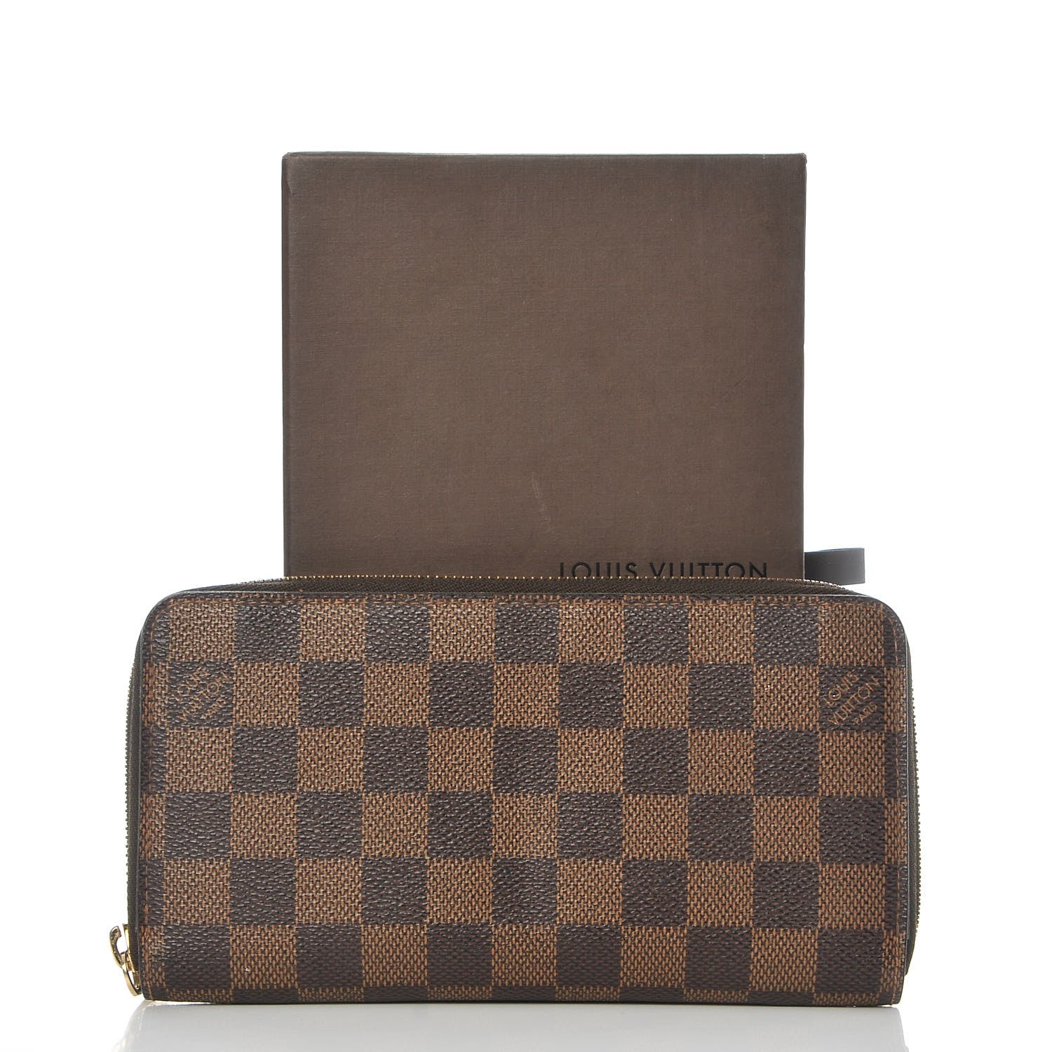 Louis Vuitton Damier Ebene Zippy Wallet 9 of 9