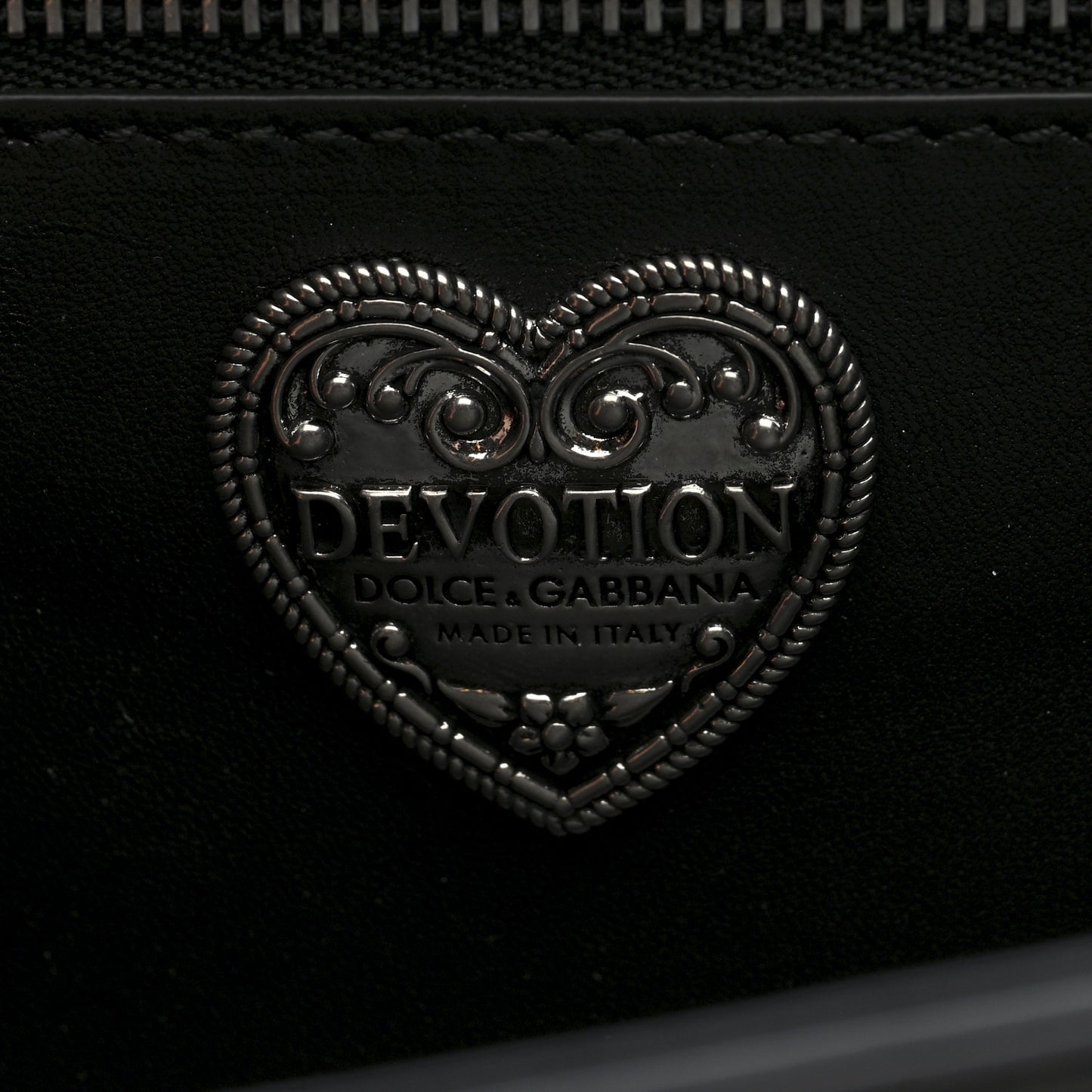 Nappa Medium Devotion Crossbody Bag Black