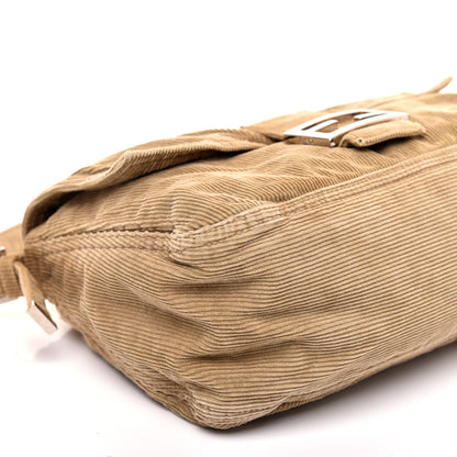 Fendi Corduroy Mama Baguette Beige 6 of 9