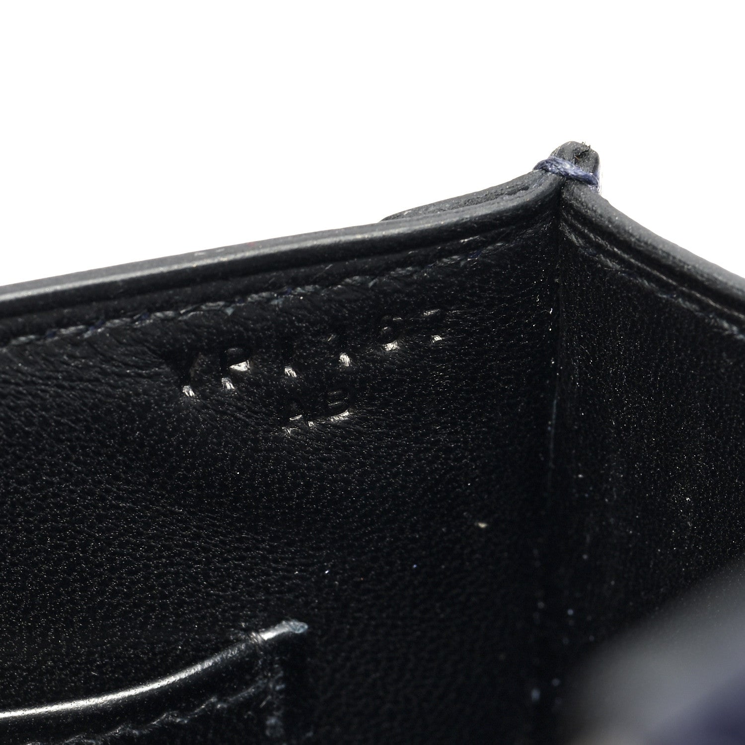 Hermes Epsom Shiny Alligator Mini Verrou Chaine Bag Bleu Encre Black 7 of 10