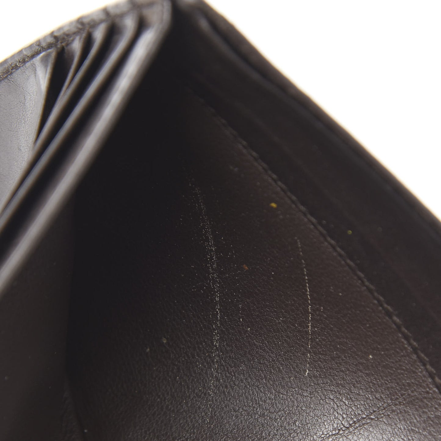 Nappa Intrecciato Bi-Fold Wallet Ebano