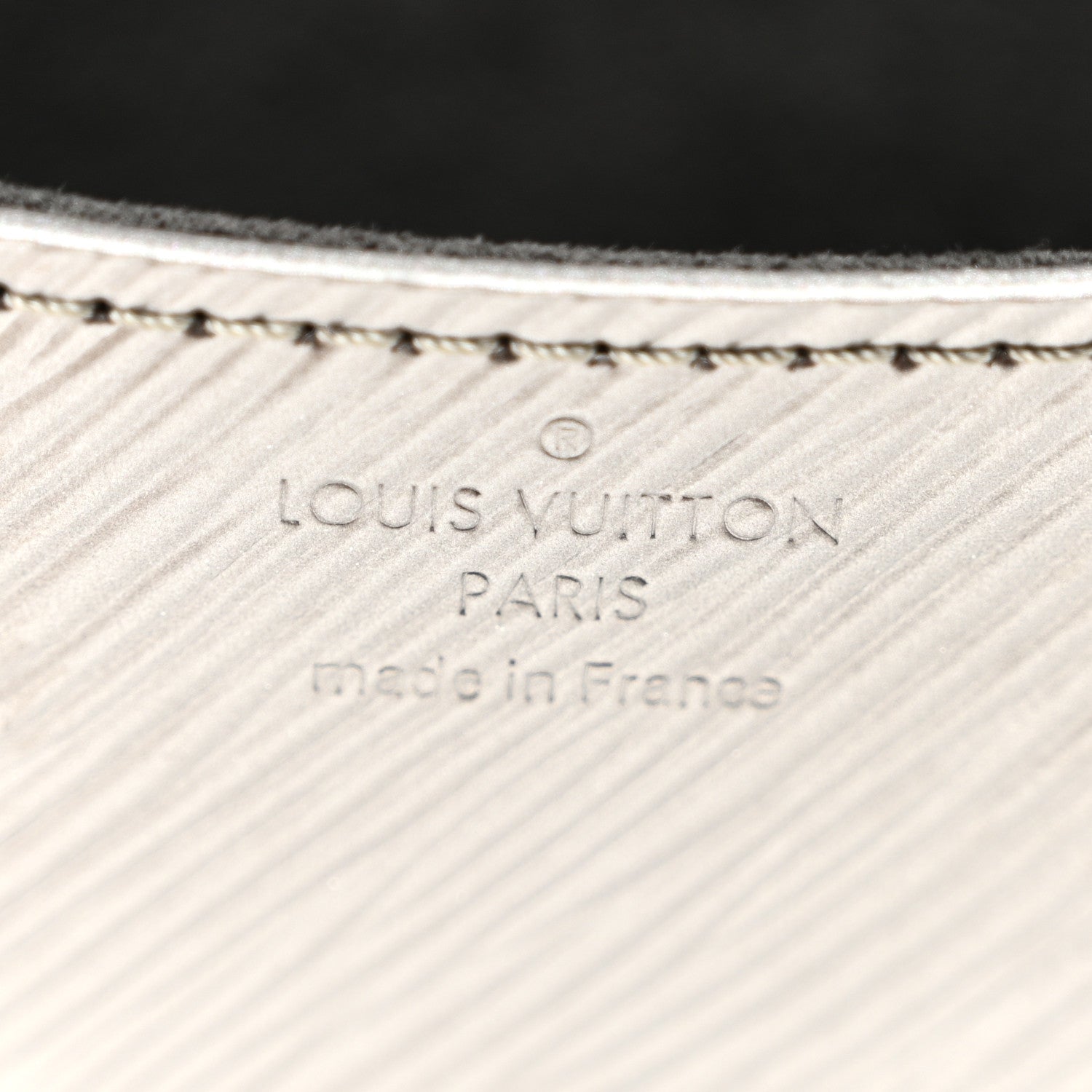 Louis Vuitton Epi Pochette Louise NM Gunmetal 6 of 9