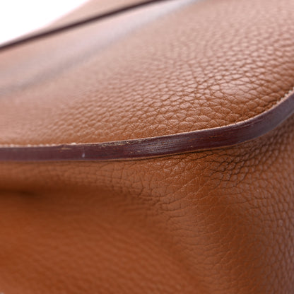 Hermes Taurillon Clemence Halzan 31 Gold 8 of 15