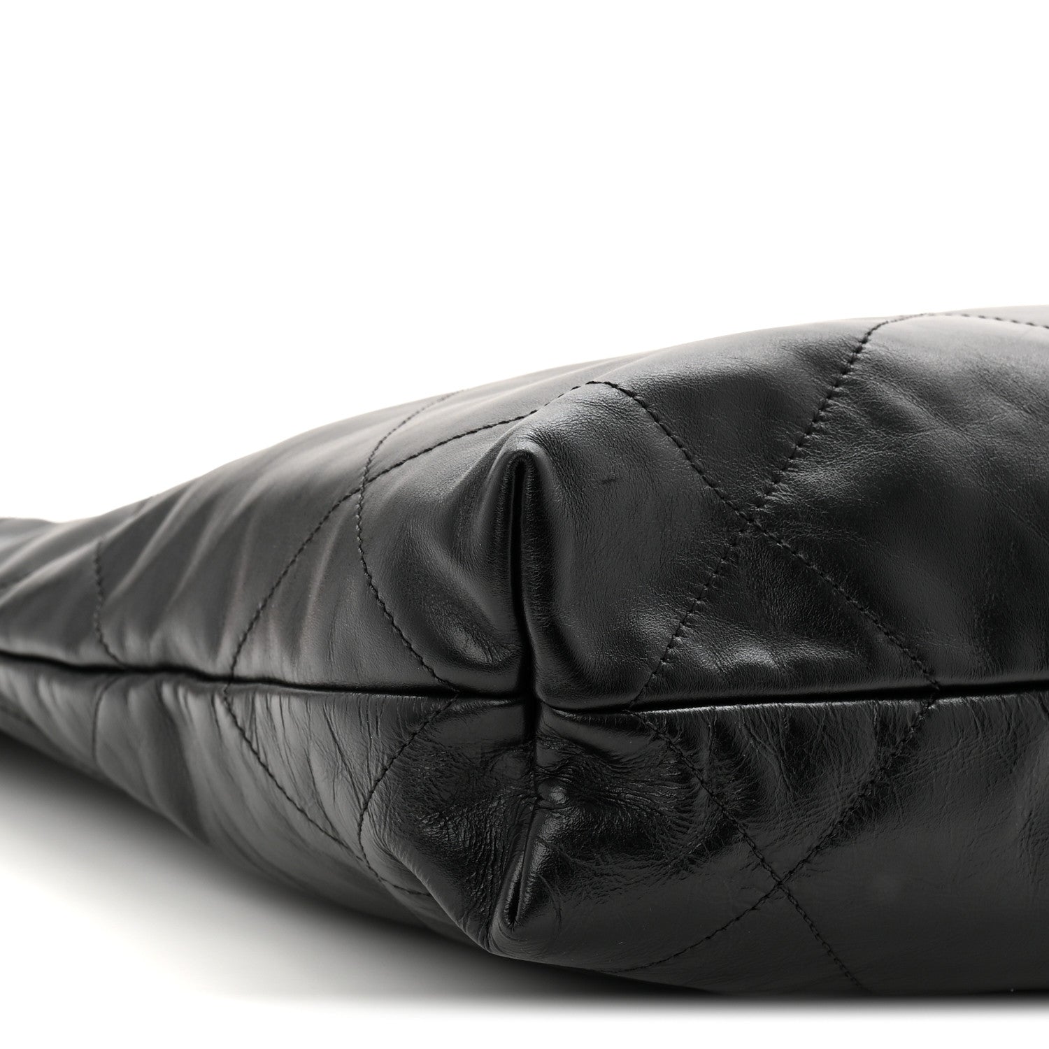 Chanel Shiny Calfskin Quilted Small Chanel 22 Black 18 of 21