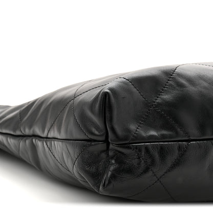 Chanel Shiny Calfskin Quilted Small Chanel 22 Black 18 of 21