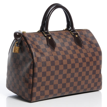 Louis Vuitton Damier Ebene Speedy 30 3 of 8