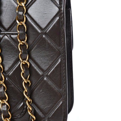 Chanel Calfskin Embossed Medium Flap Brown 20 of 20