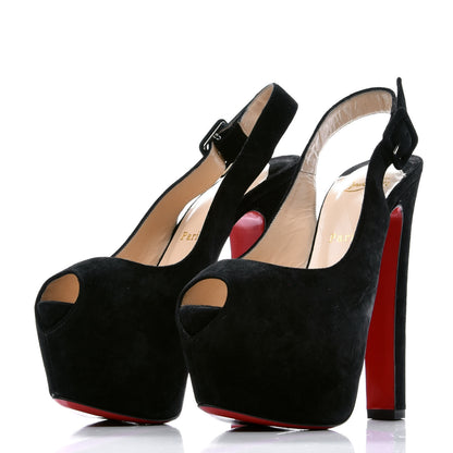 Christian Louboutin Veau Velours Tartarina 160 Pumps 37.5 Black 3 of 10