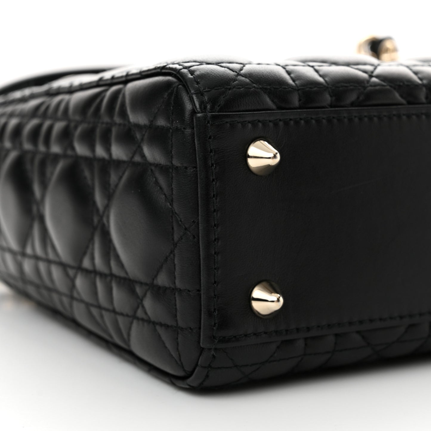 Lambskin Cannage Small My ABCDior Lady Dior Black