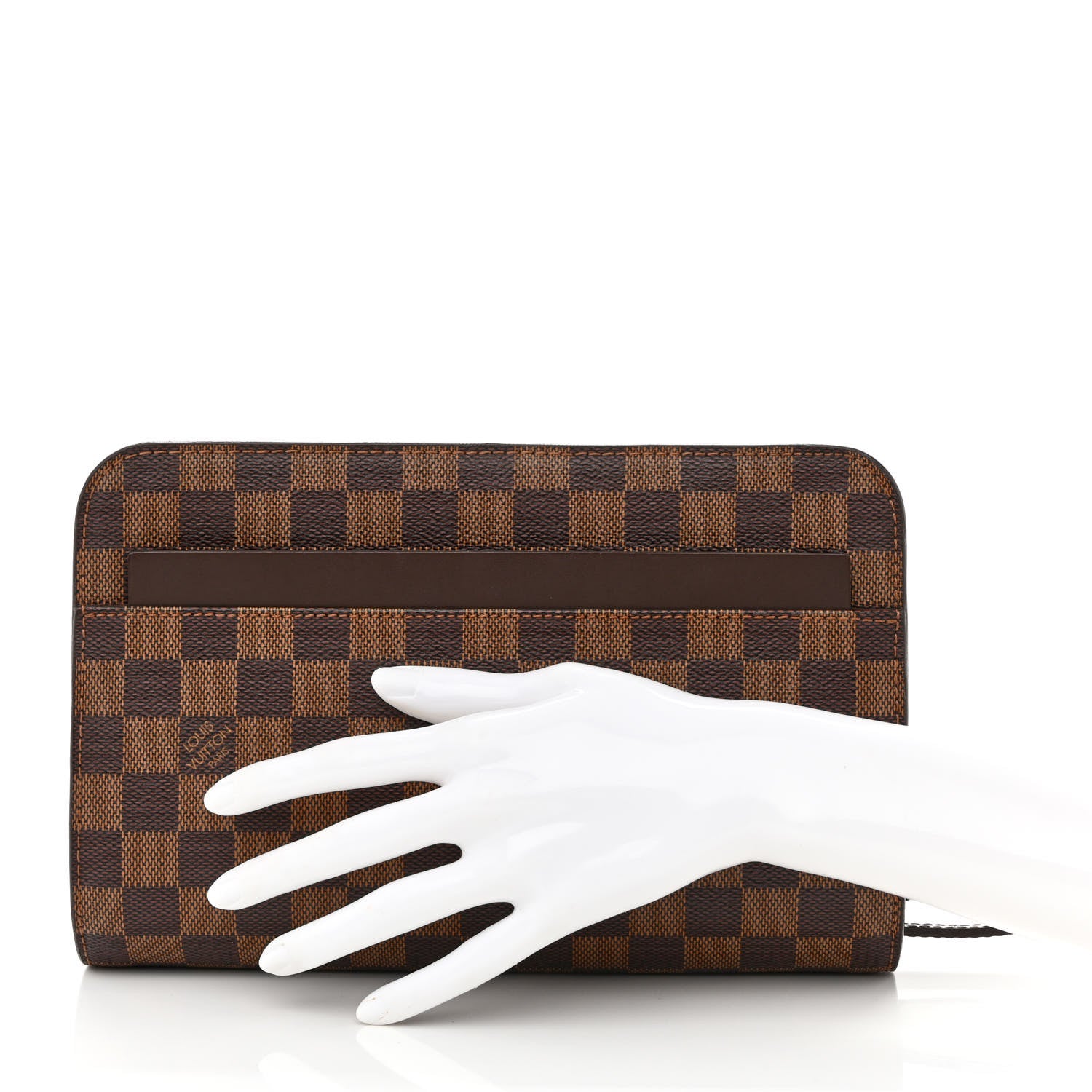 Louis Vuitton Damier Ebene Pochette Saint Louis Clutch 3 of 12