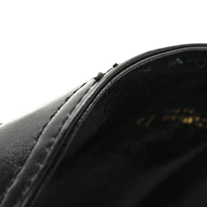 Christian Dior Crinkled Lambskin 135mm Saddle Belt Black 10 of 11