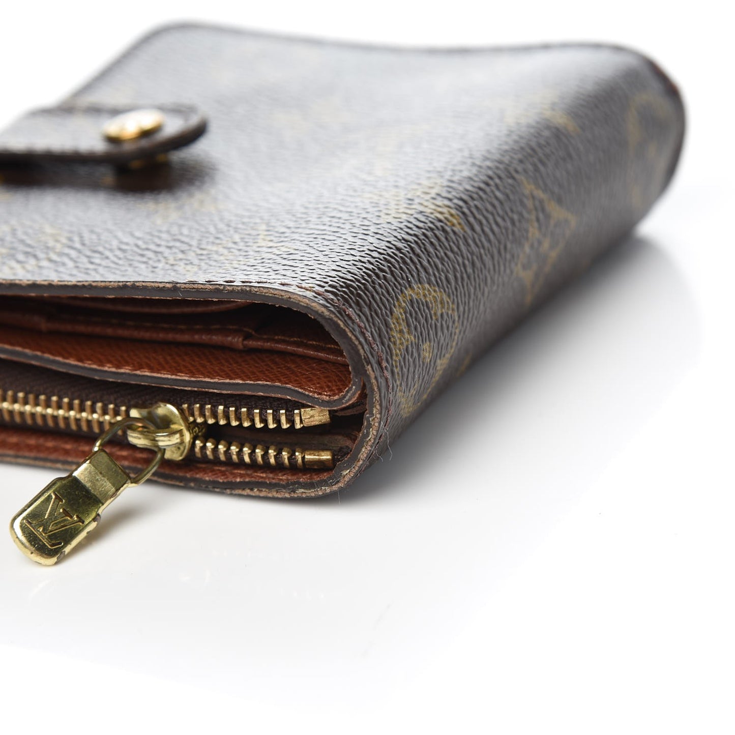 Monogram Compact Zippe Zipped Wallet
