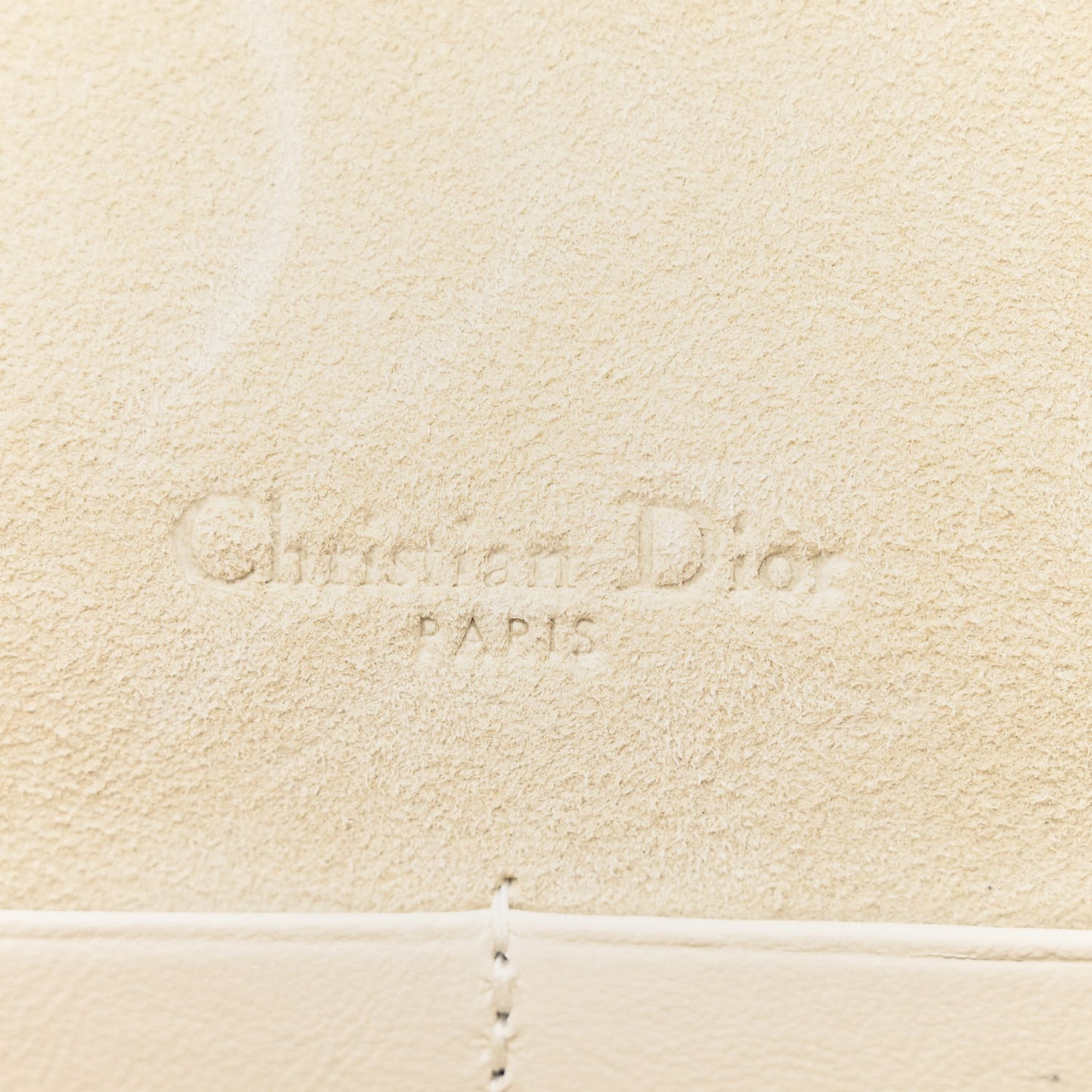 Calfskin Printed Dior In Lights Lady Dior 2-In-1 Pouch Latte Multicolor