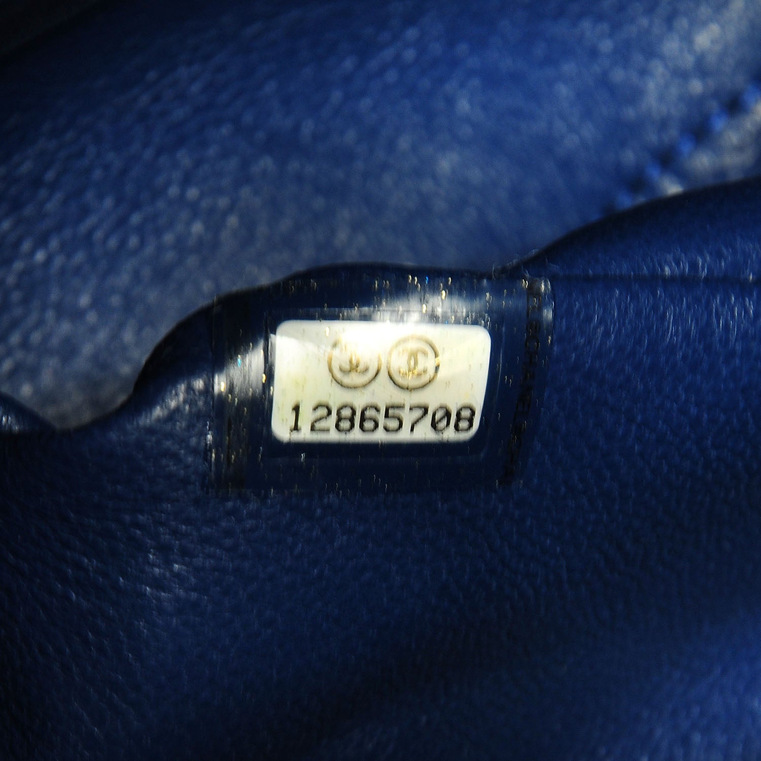 Chanel Lambskin Jumbo Single Flap Dark Blue 8 of 8