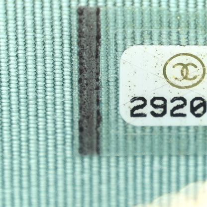 Chanel Caviar Quilted Zip Coin Purse Light Blue 7 of 9