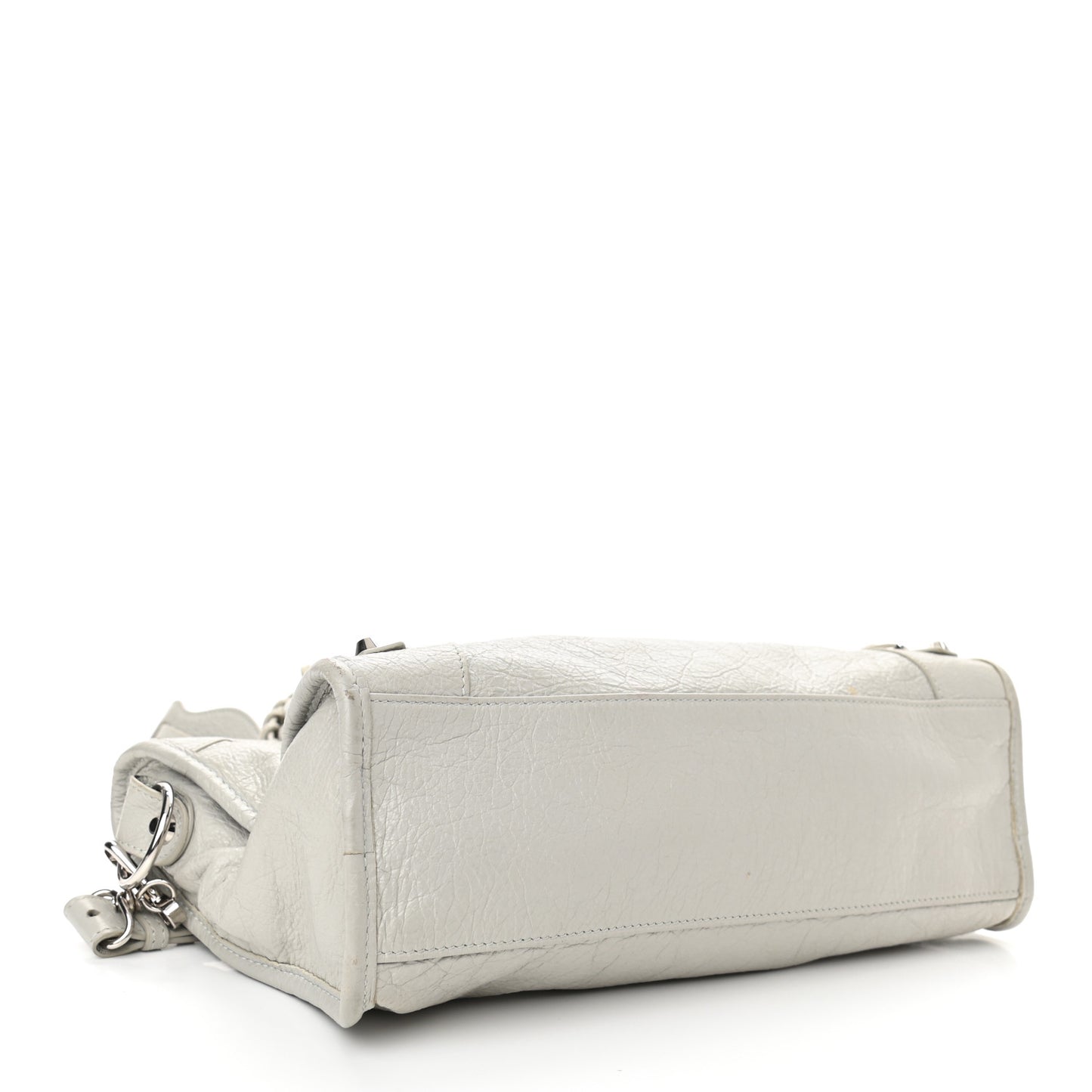 Agneau Classic Silver Hardware S City Gris Nuage