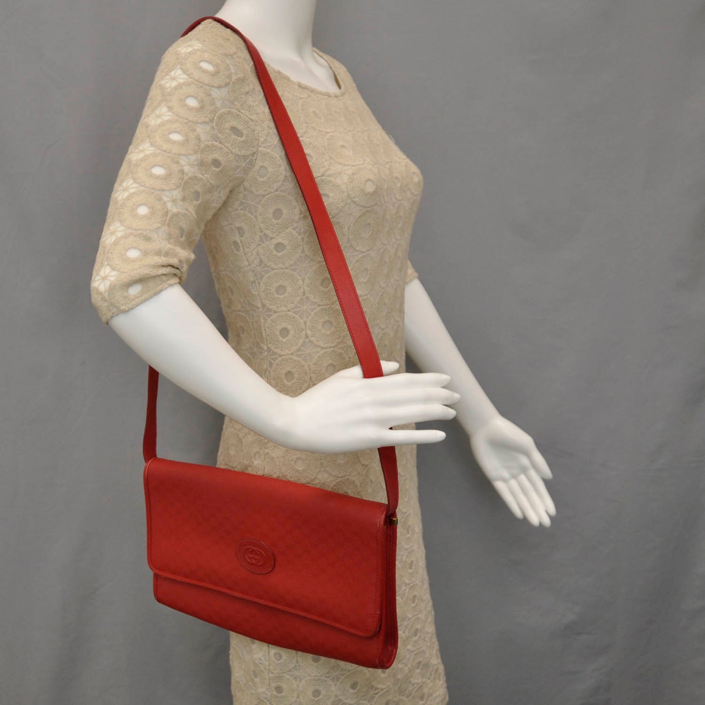 Monogram Bag Red