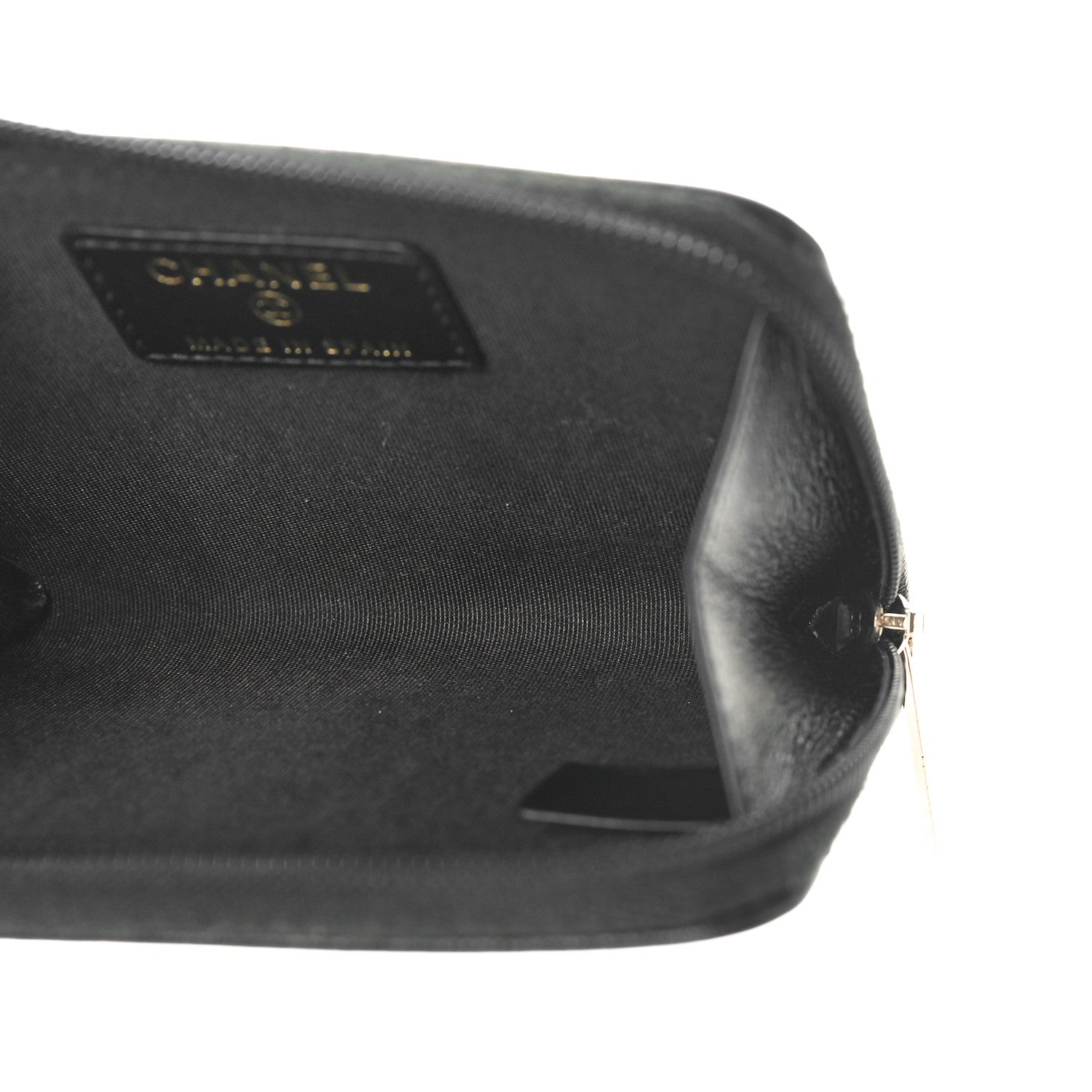 Chanel Caviar Timeless CC Coin Purse Case Black 5 of 9