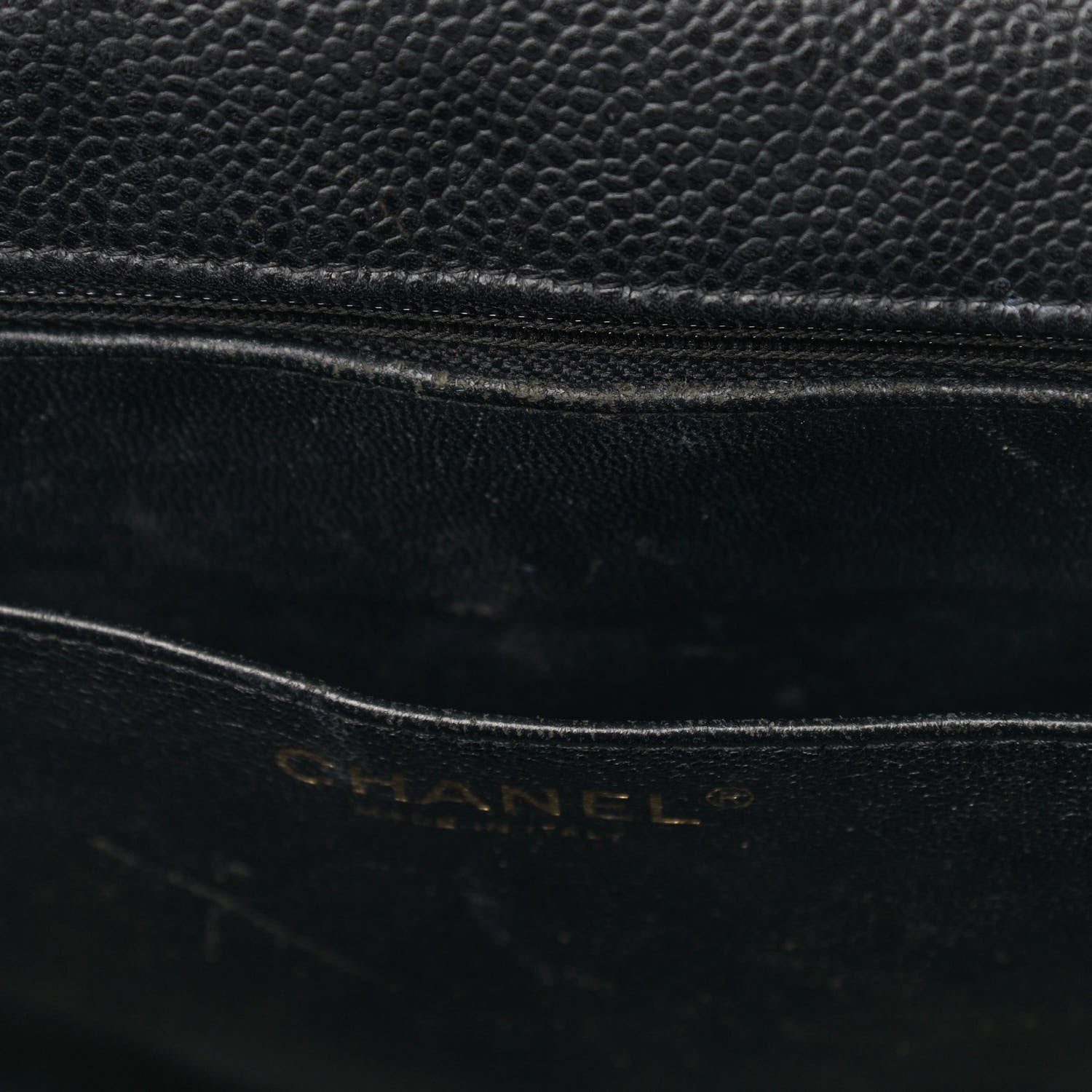 Chanel Caviar Quilted Jumbo Single Flap Black 18 of 18