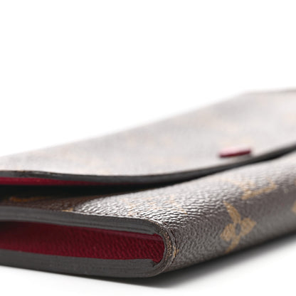 Louis Vuitton Monogram Emilie Wallet Fuchsia 8 of 12