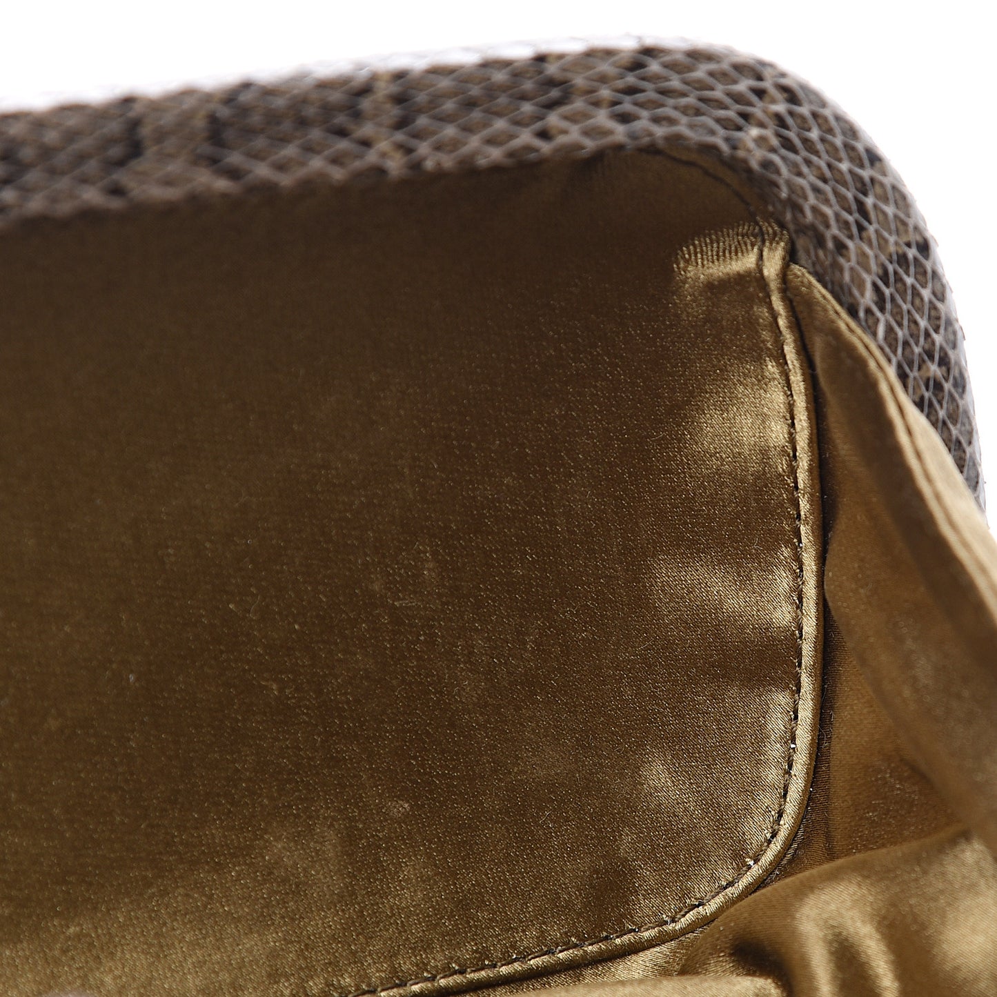 Satin Intreccio Impero Ayers Stretch Knot Clutch Light Brown