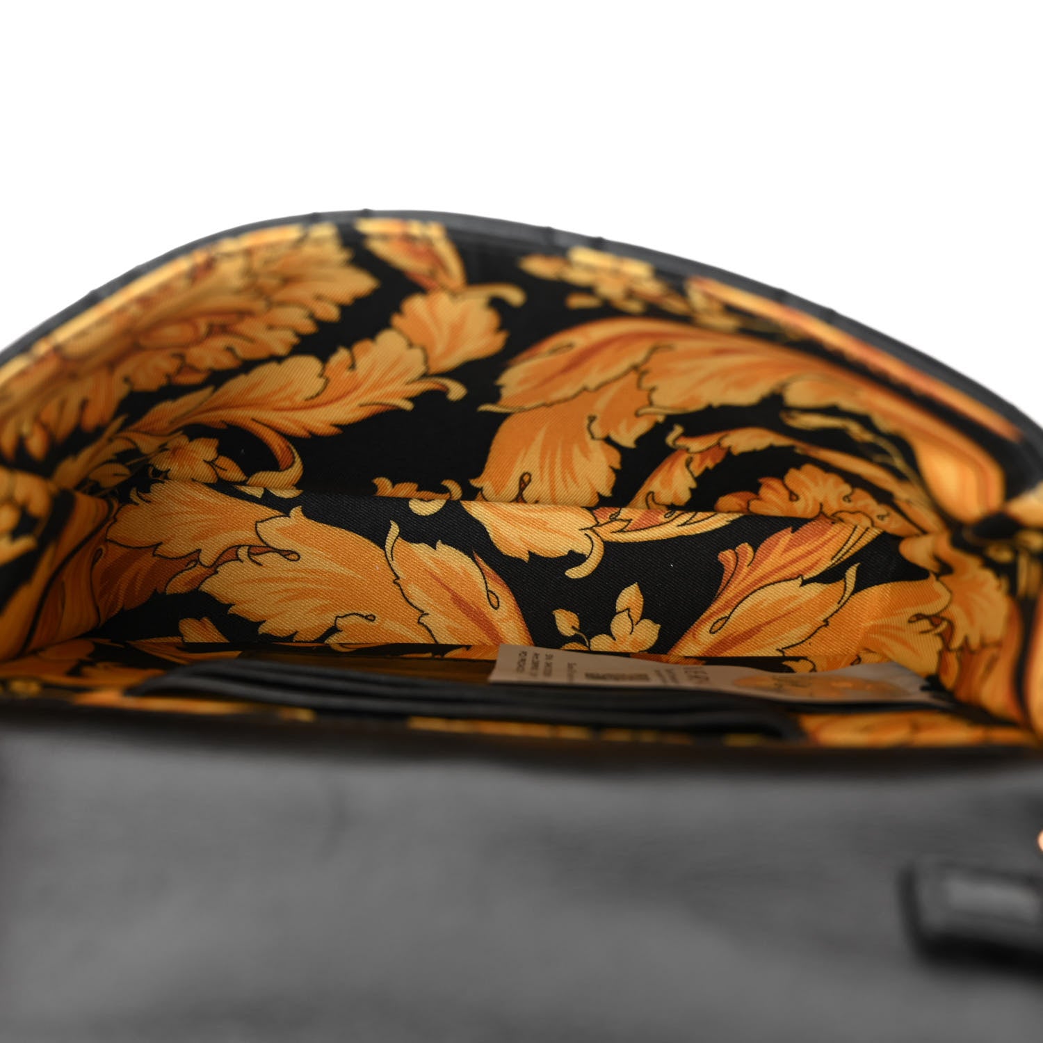 Versace Nappa Quilted Virtus V Evening Bag Black 5 of 11