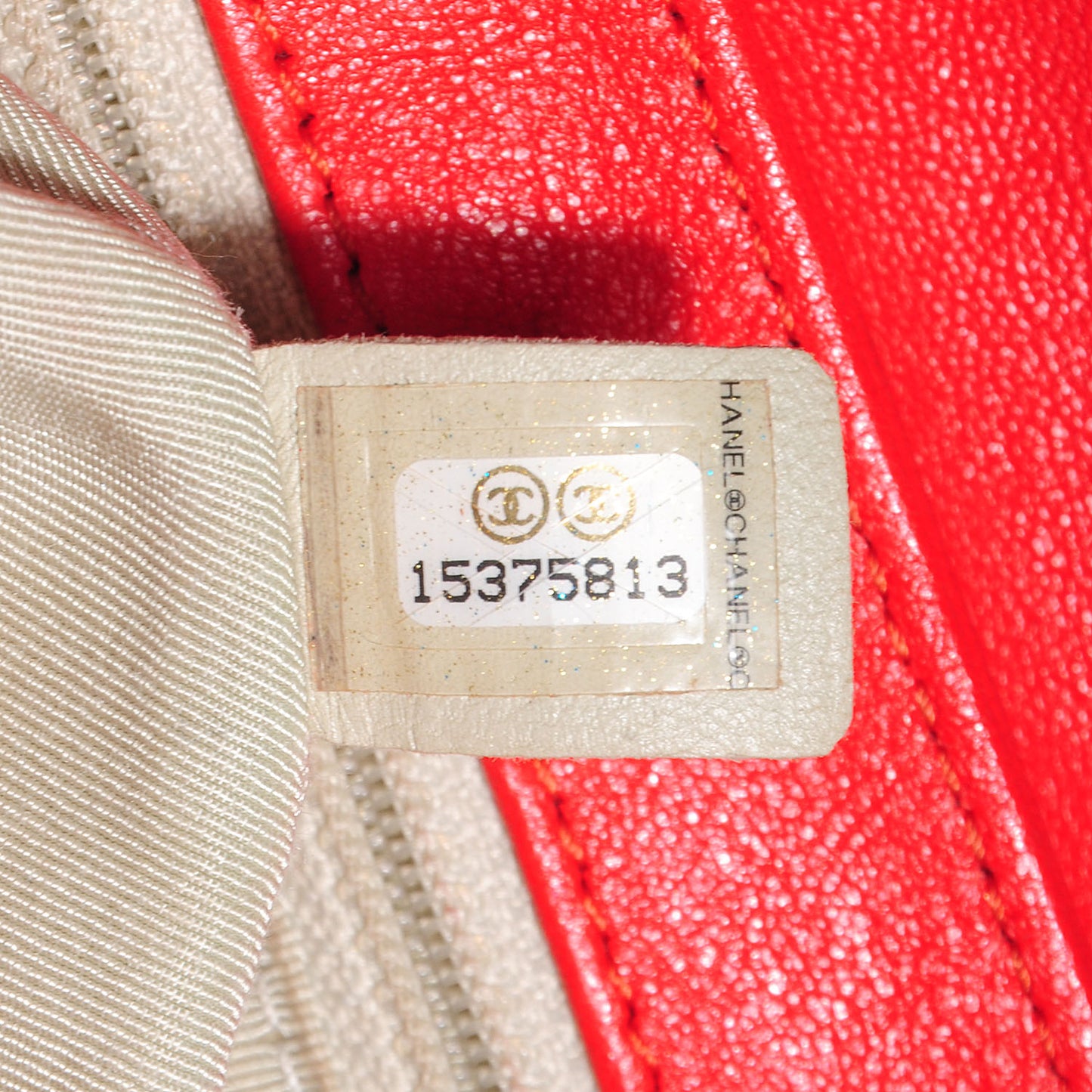 Washed Lambskin Mini Chain Around Messenger Red