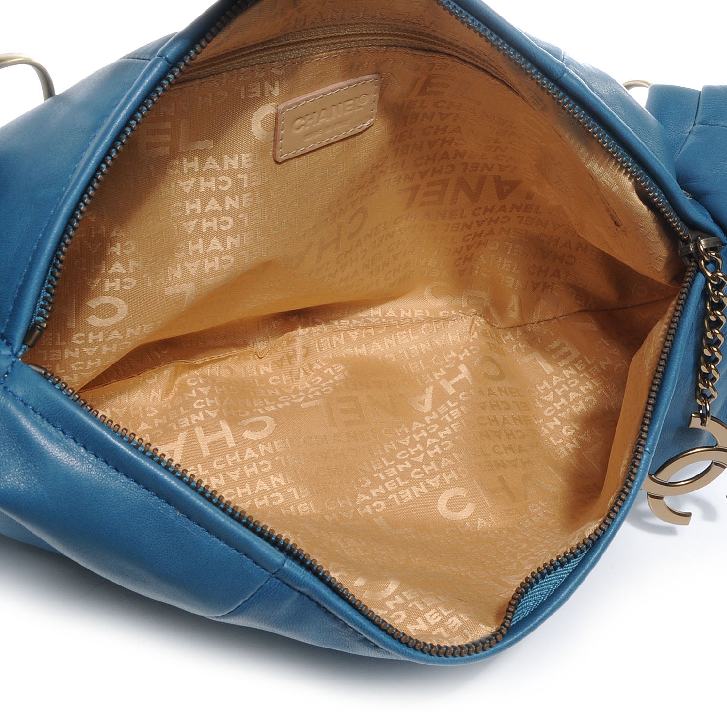 Chanel Lambskin Small Chain Hobo Turquoise 6 of 7