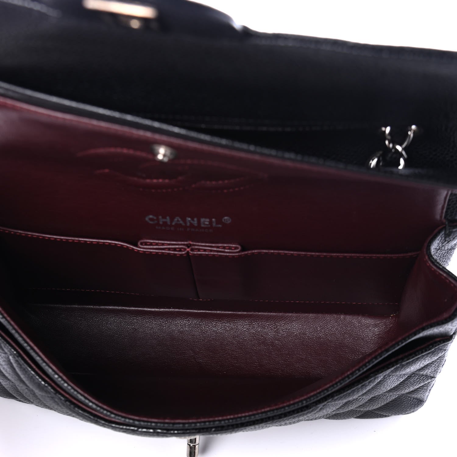 Chanel Caviar Quilted Medium Double Flap Black 4 of 4