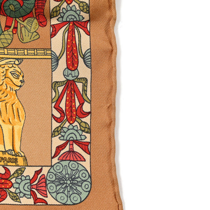 Hermes Silk Torana Pocket Square 7 of 7