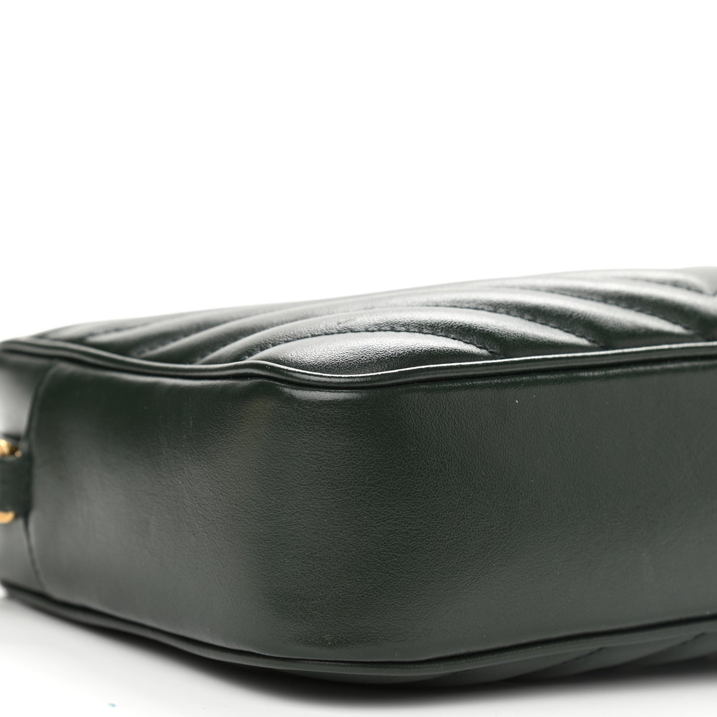 Calfskin Matelasse Monogram Lou Camera Bag Military Green