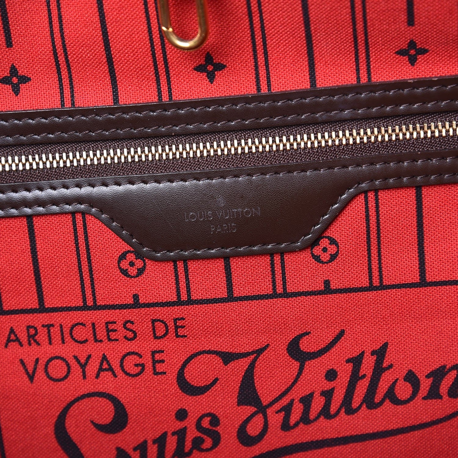 Louis Vuitton Damier Ebene Neverfull MM 6 of 15